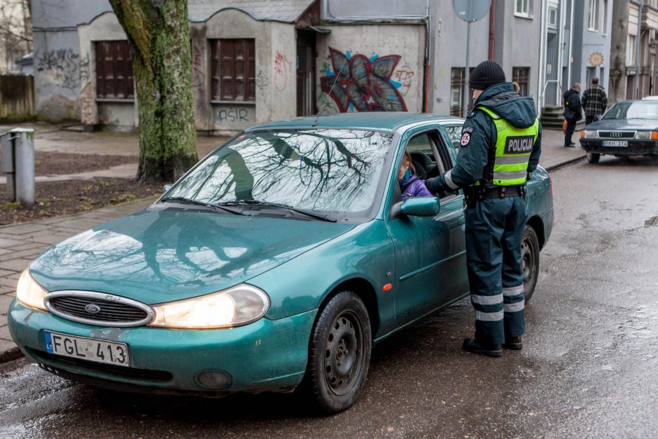 Rytinis reidas: Kauno policiją nustebino nedrausmingi vairuotojai