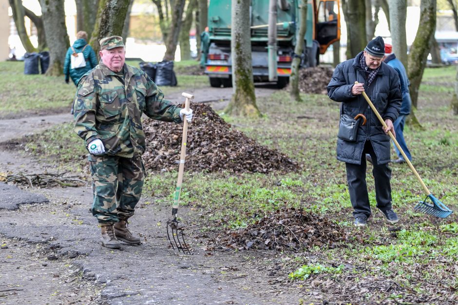 Į talką susirinko daugiau kauniečių, nei tikėtasi 