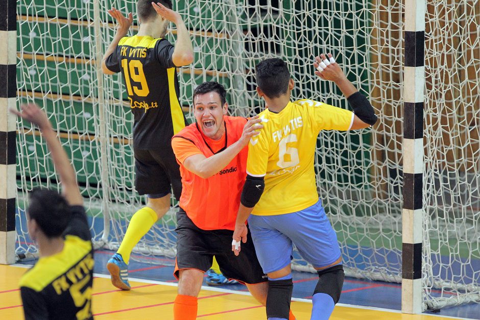 „Vytis“ susigrąžino pirmąją „Futsal A lygos“ vietą