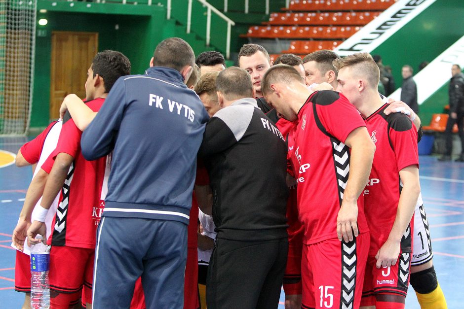 Salės futbolas: „Vytis“ – „Jonavos vikingai“ 3:3