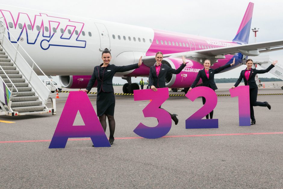 Naujasis „Wizz Air“ orlaivis – jau Vilniaus oro uoste