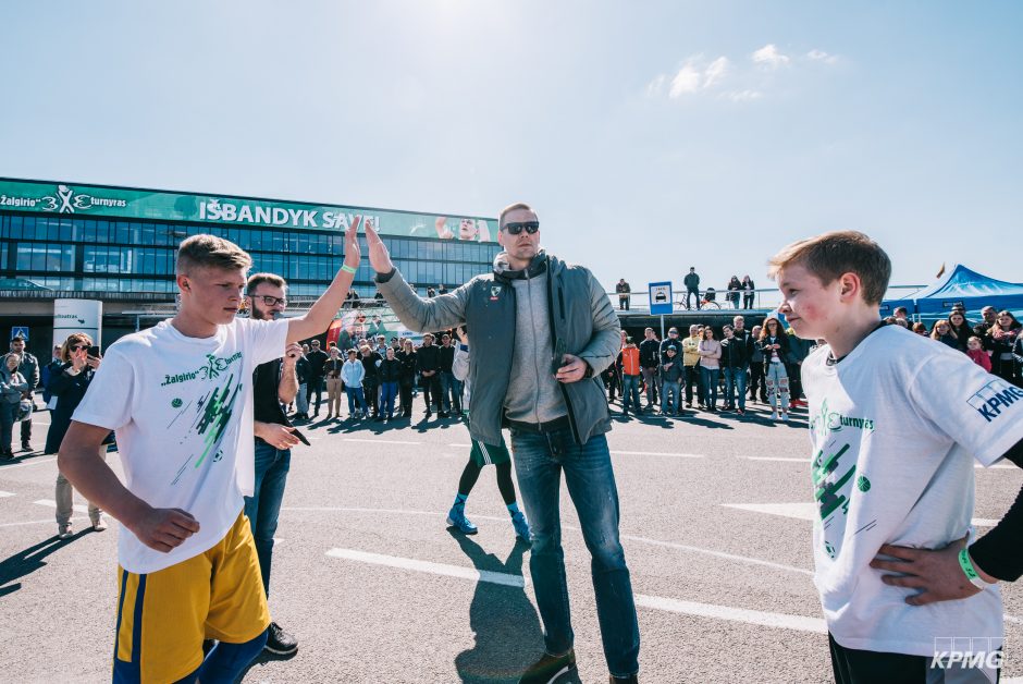 Kauniečius išjudino „Žalgirio“ 3×3 turnyras: rungėsi ir neįgalieji