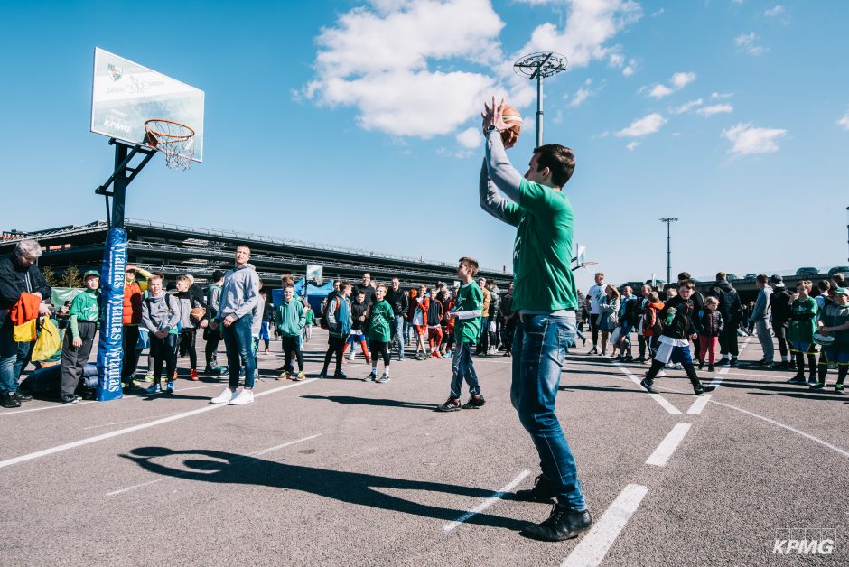 Kauniečius išjudino „Žalgirio“ 3×3 turnyras: rungėsi ir neįgalieji