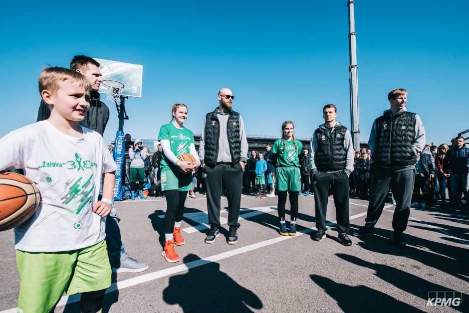 Kauniečius išjudino „Žalgirio“ 3×3 turnyras: rungėsi ir neįgalieji