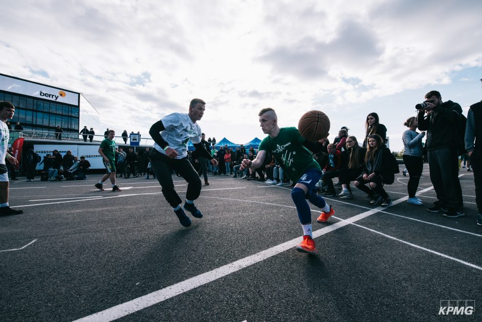 Kauniečius išjudino „Žalgirio“ 3×3 turnyras: rungėsi ir neįgalieji