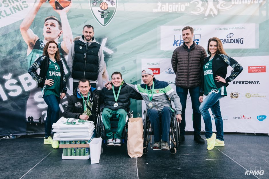 Kauniečius išjudino „Žalgirio“ 3×3 turnyras: rungėsi ir neįgalieji