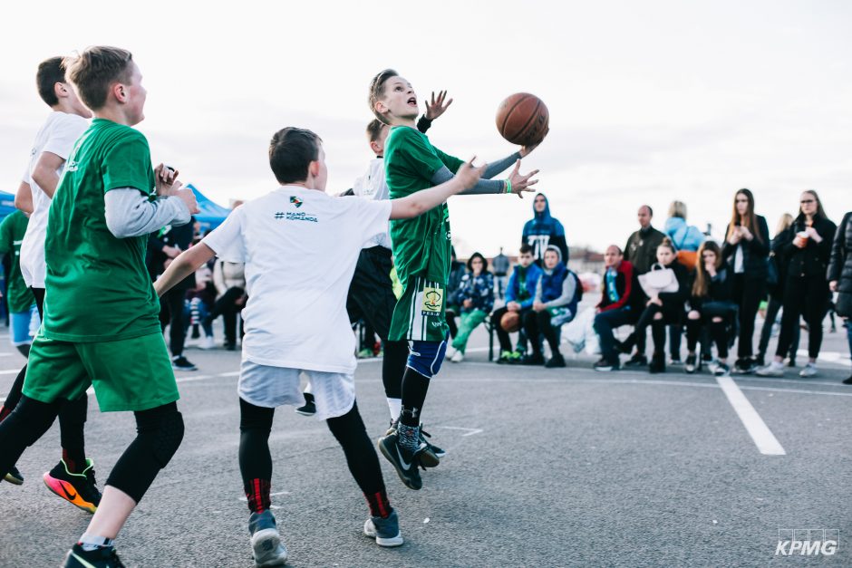 Kauniečius išjudino „Žalgirio“ 3×3 turnyras: rungėsi ir neįgalieji