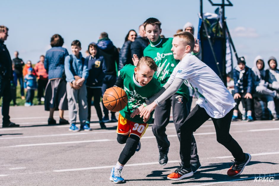 Kauniečius išjudino „Žalgirio“ 3×3 turnyras: rungėsi ir neįgalieji