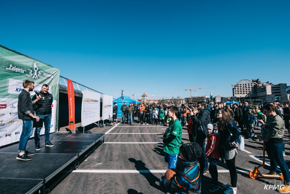 Kauniečius išjudino „Žalgirio“ 3×3 turnyras: rungėsi ir neįgalieji