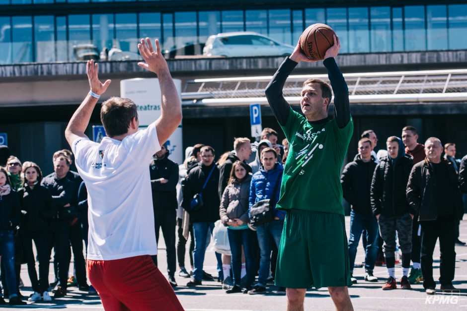 Kauniečius išjudino „Žalgirio“ 3×3 turnyras: rungėsi ir neįgalieji