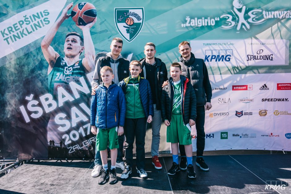 Kauniečius išjudino „Žalgirio“ 3×3 turnyras: rungėsi ir neįgalieji