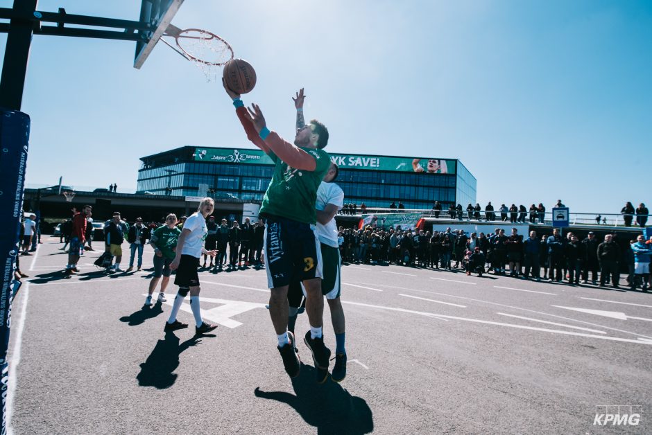 Kauniečius išjudino „Žalgirio“ 3×3 turnyras: rungėsi ir neįgalieji