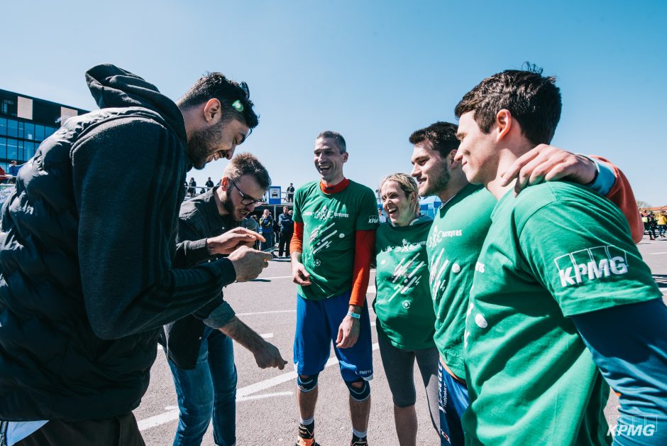 Kauniečius išjudino „Žalgirio“ 3×3 turnyras: rungėsi ir neįgalieji