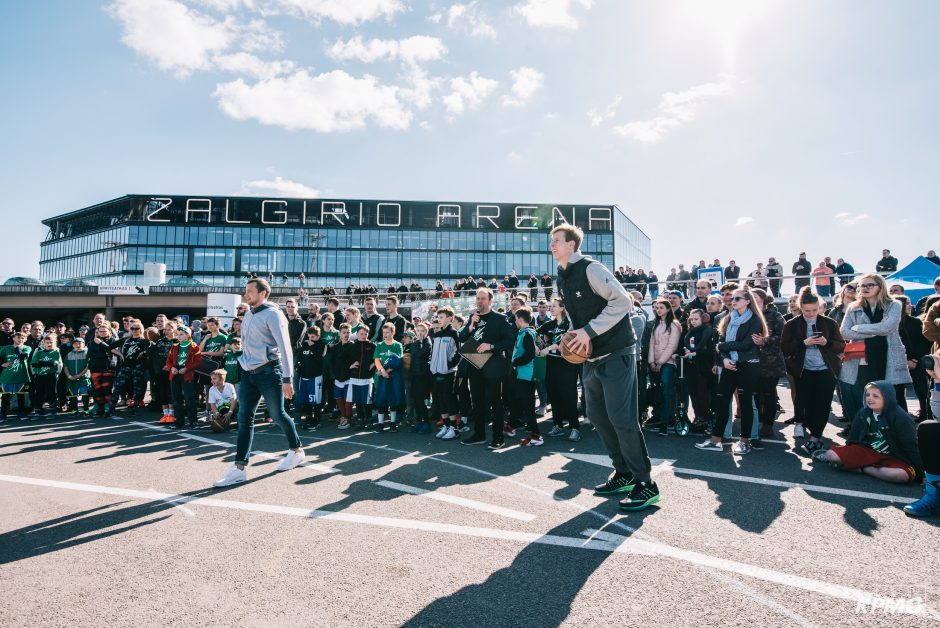 Kauniečius išjudino „Žalgirio“ 3×3 turnyras: rungėsi ir neįgalieji