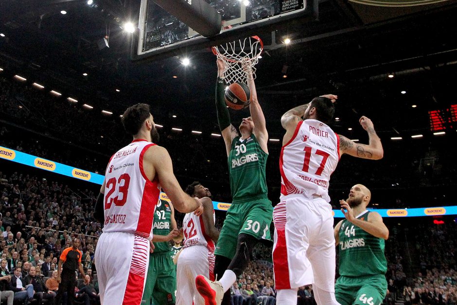 „Žalgiris“ neprilygo „Baskonia“ krepšininkams