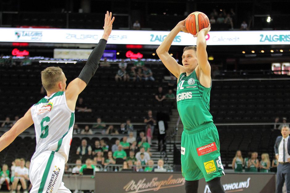 LKL ketvirtfinalis: „Žalgiris“ – „Nevėžis“ 95:70