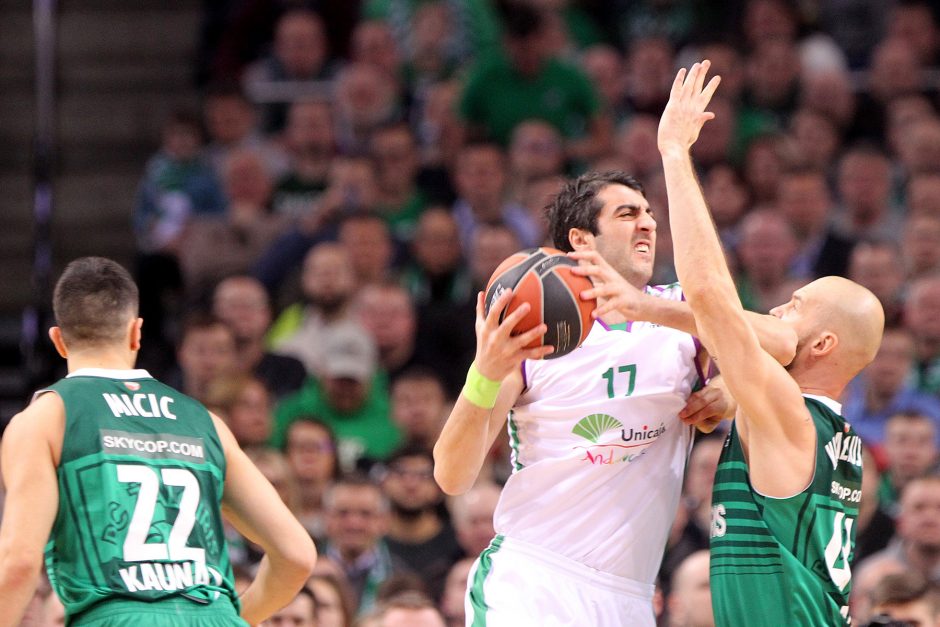 Eurolyga: „Žalgiris“ – „Unicaja“ 79:77