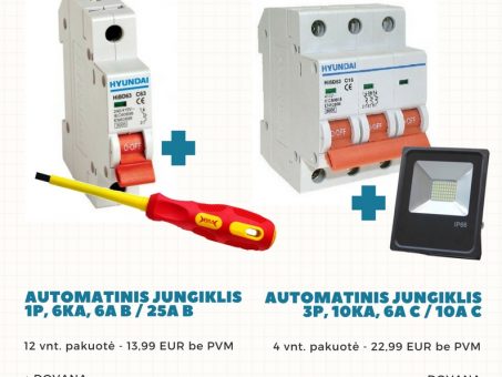 Skelbimas - Elektros prekės - automatiniai jungikliai Hyundai