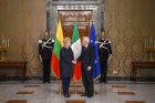 D. Grybauskaitę priėmė Italijos prezidentas D. Grybauskaitę priėmė Italijos prezidentas