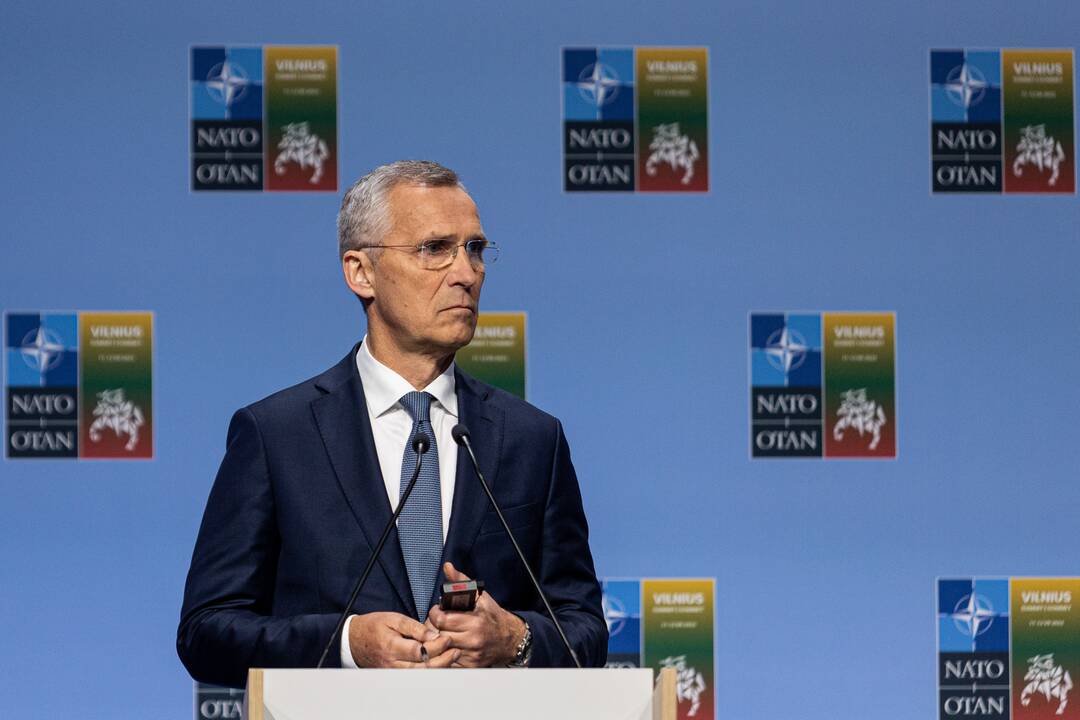 G. Nausėdos ir NATO generalinio sekretoriaus J. Stoltenbergo spaudos konferencija
