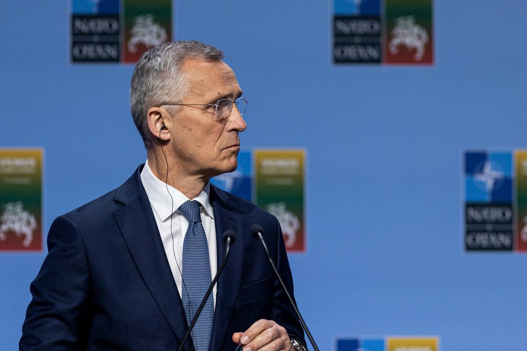 G. Nausėdos ir NATO generalinio sekretoriaus J. Stoltenbergo spaudos konferencija