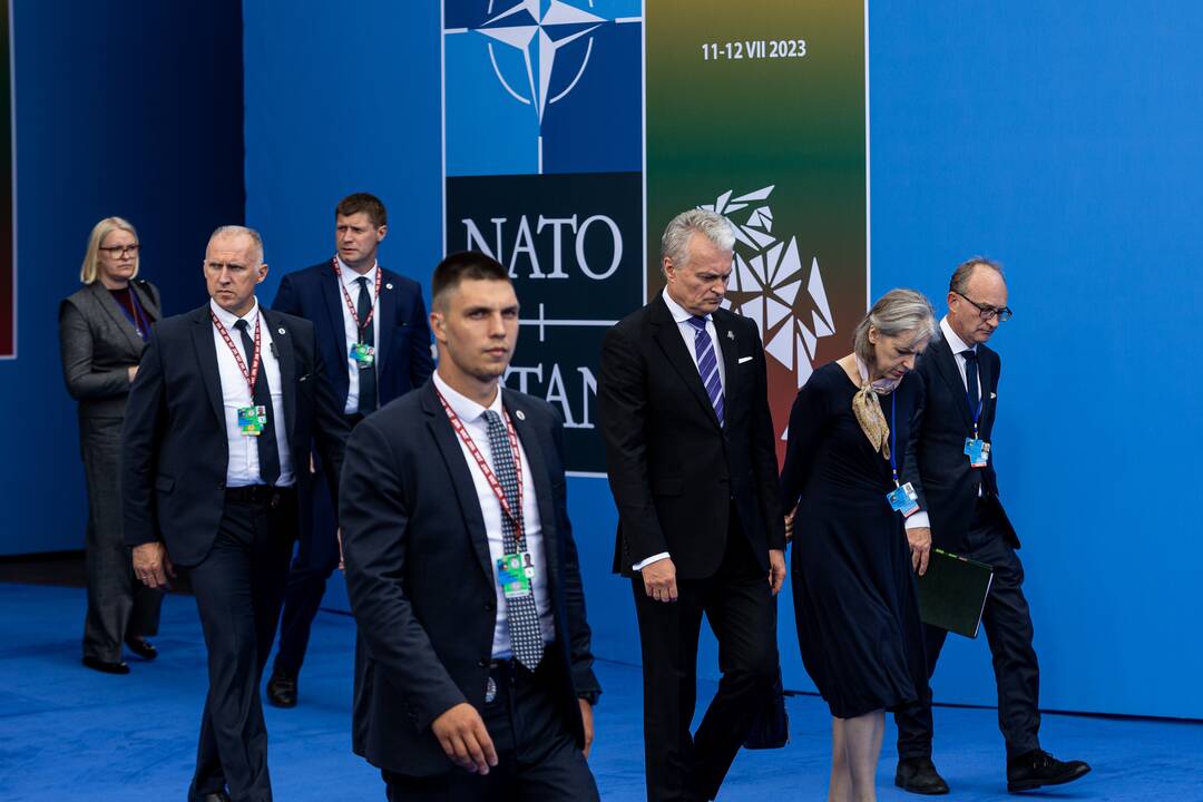 G. Nausėda susitiko su NATO generaliniu sekretoriumi J. Stoltenbergu
