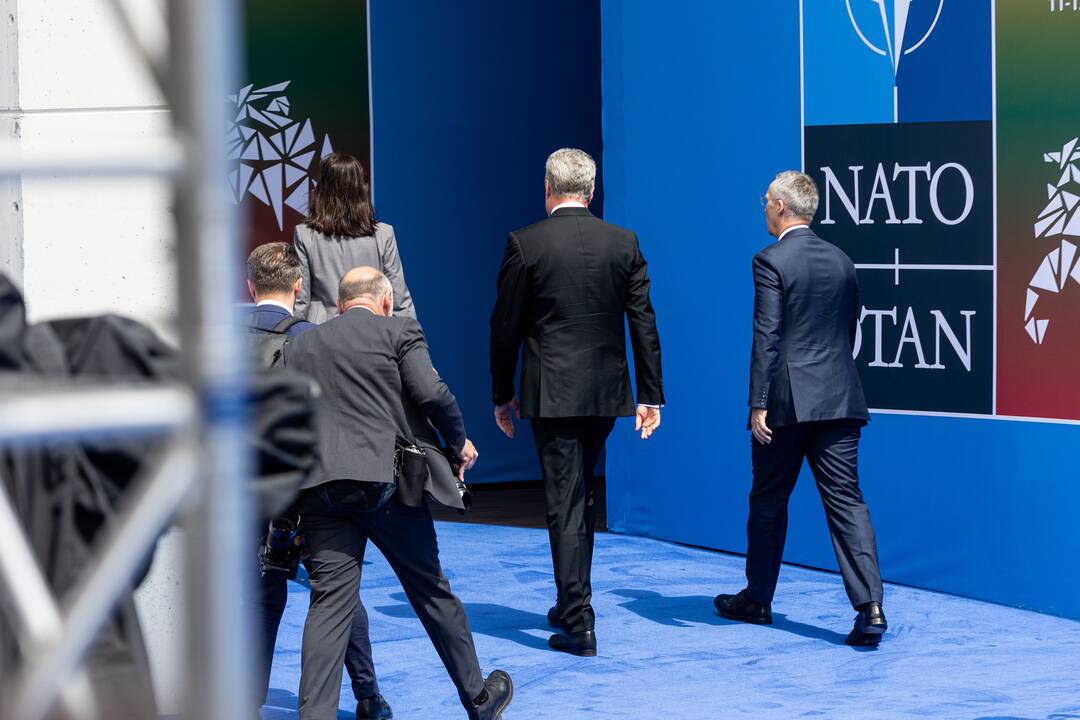 G. Nausėda susitiko su NATO generaliniu sekretoriumi J. Stoltenbergu