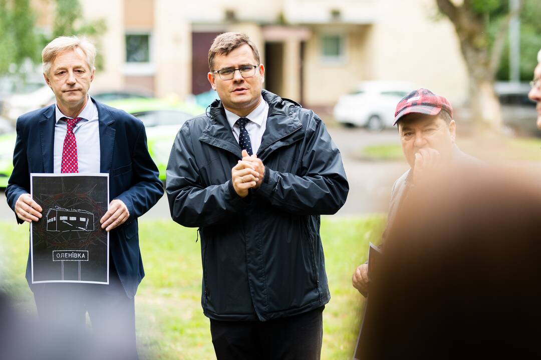 Piketas Boriso Nemcovo skvere