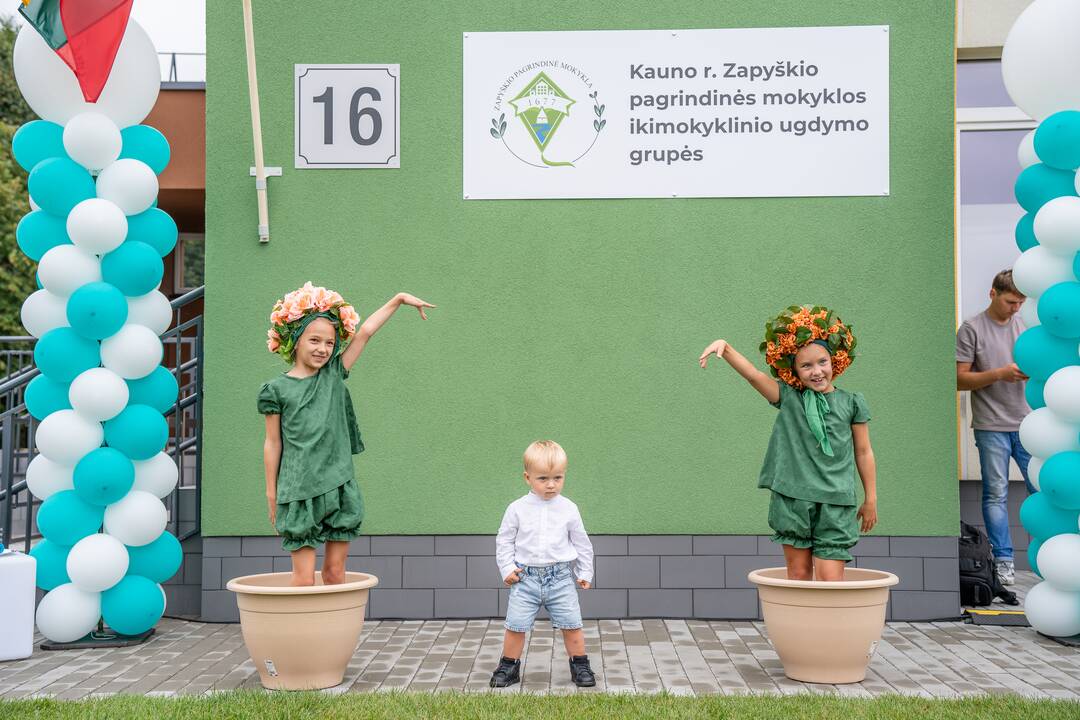 Atnaujinto Zapyškio pagrindinės mokyklos ikimokyklinio ugdymo grupių pastato atidarymas