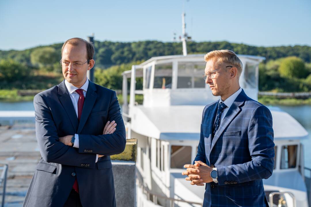 Ties Kaunu atidarytas vandens kelias Nemunu