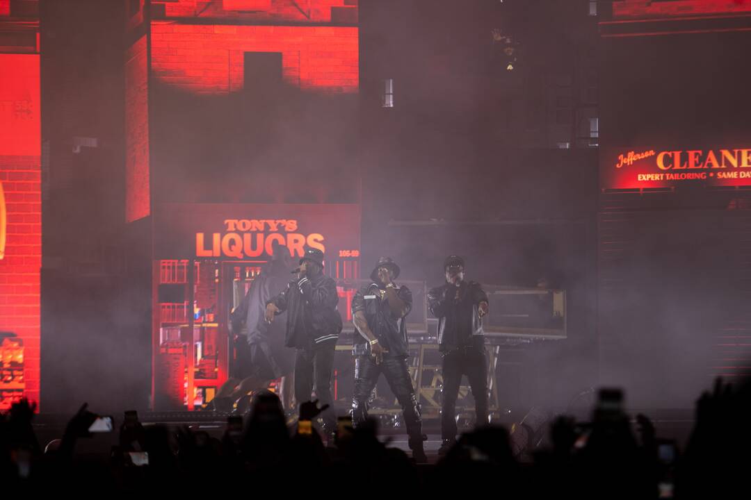 „50 Cent" užkūrė kiečiausią hiphopo vakarėlį