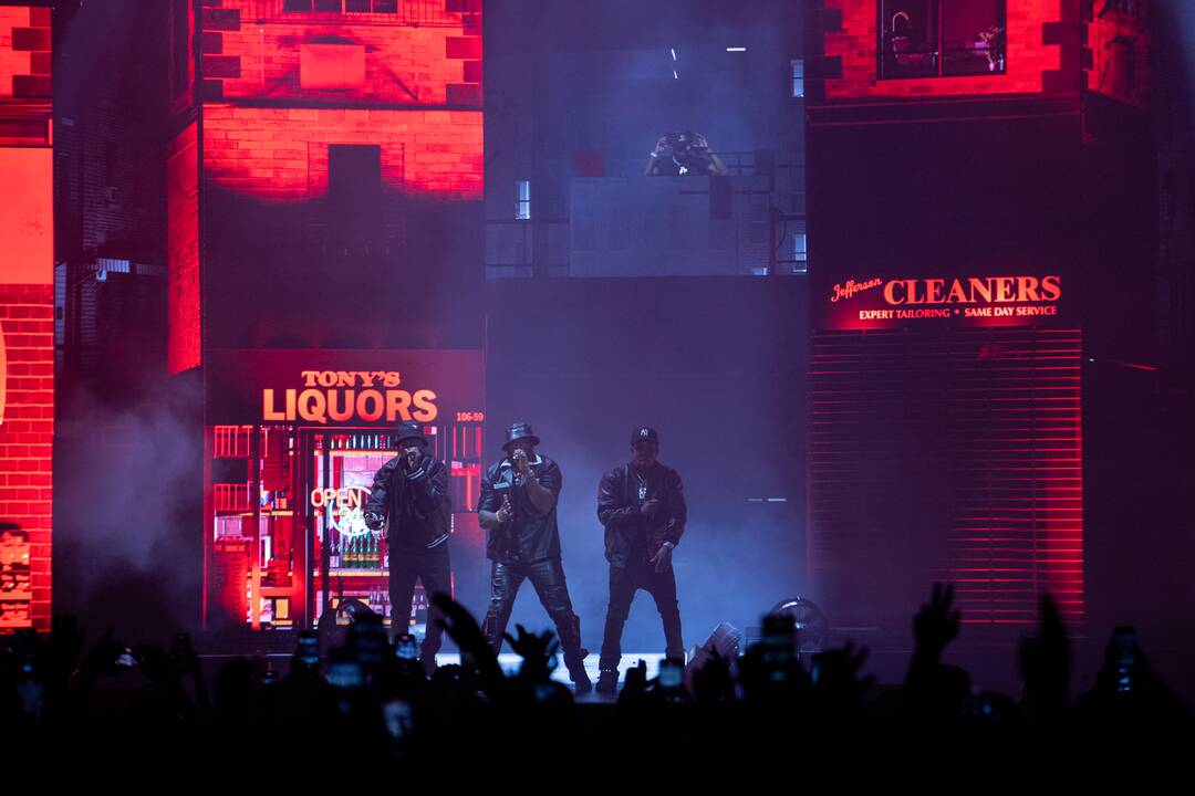 „50 Cent" užkūrė kiečiausią hiphopo vakarėlį