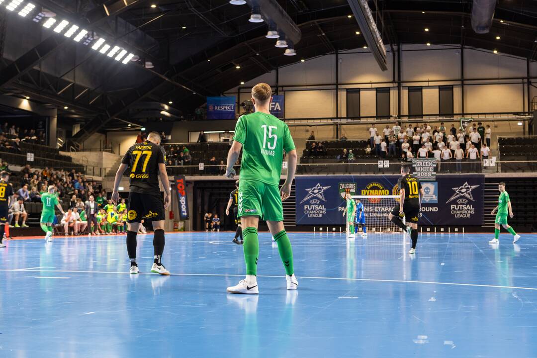 UEFA FUTSAL „Kauno Žalgirio“ ir „AEL“ ekipų dvikova