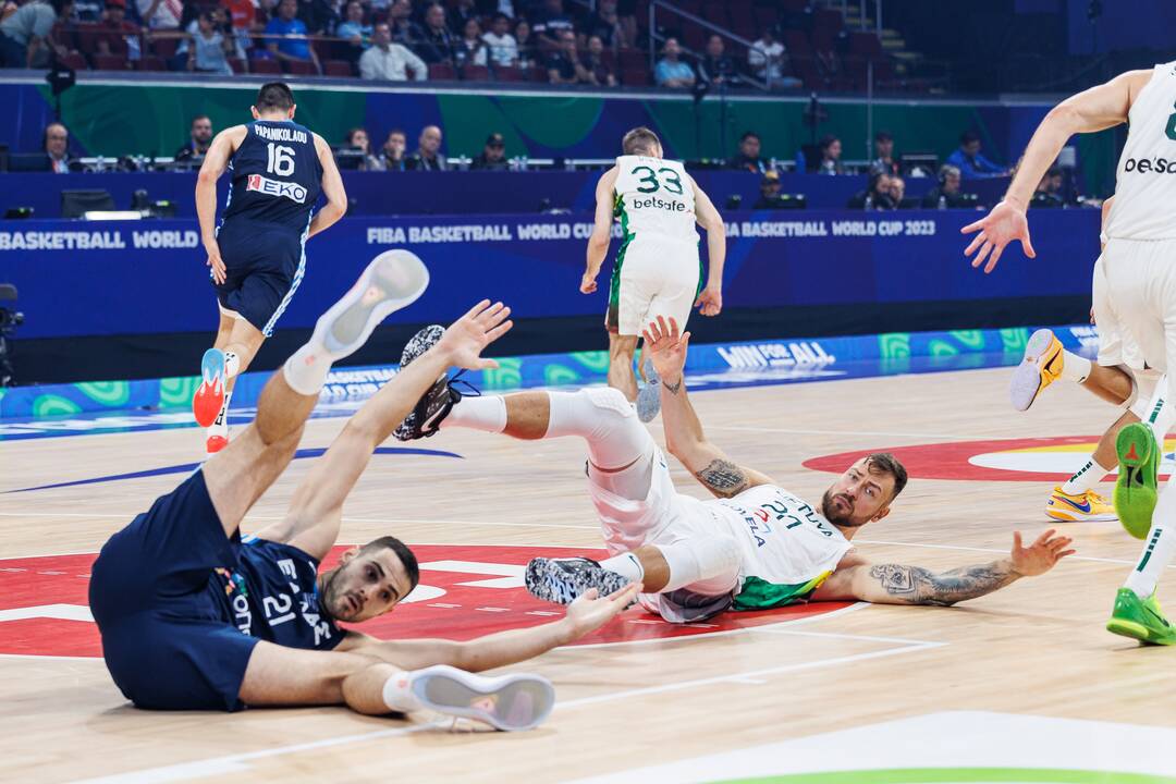 Pasaulio krepšinio čempionato Filipinuose grupės rungtynės: Lietuva – Graikija