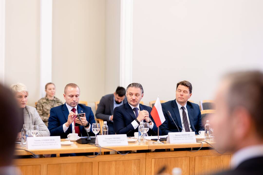 A. Bilotaitė susitiko su septynių šalių vidaus reikalų ministrais