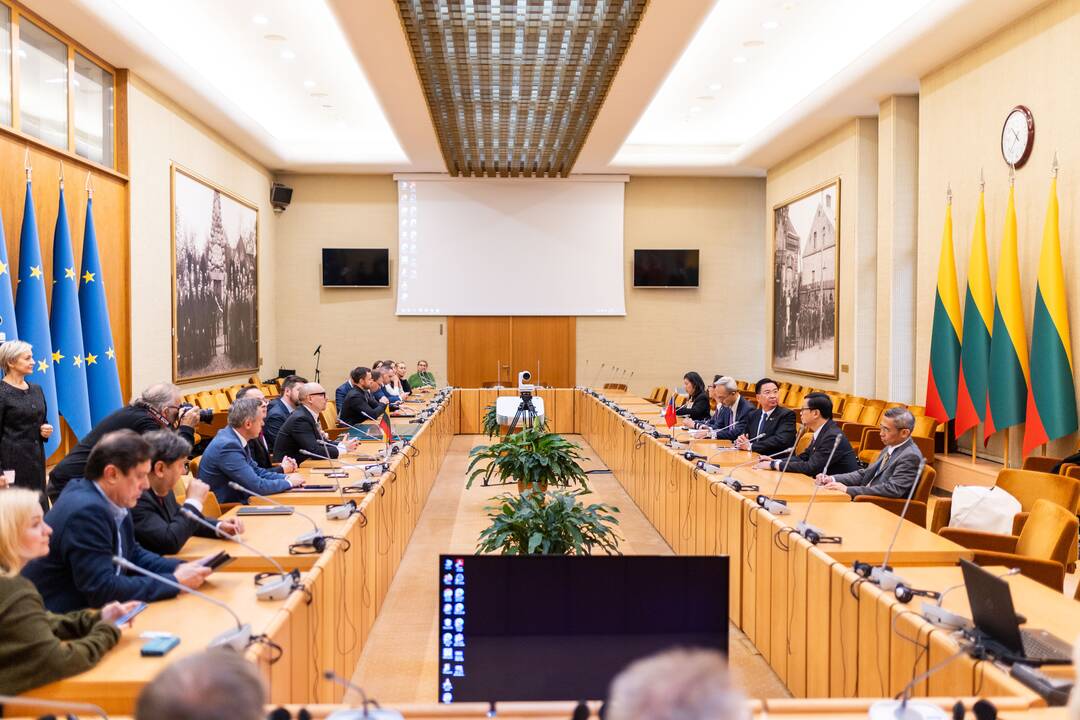 Seime – susitikimas su Taivano užsienio reikalų ministru