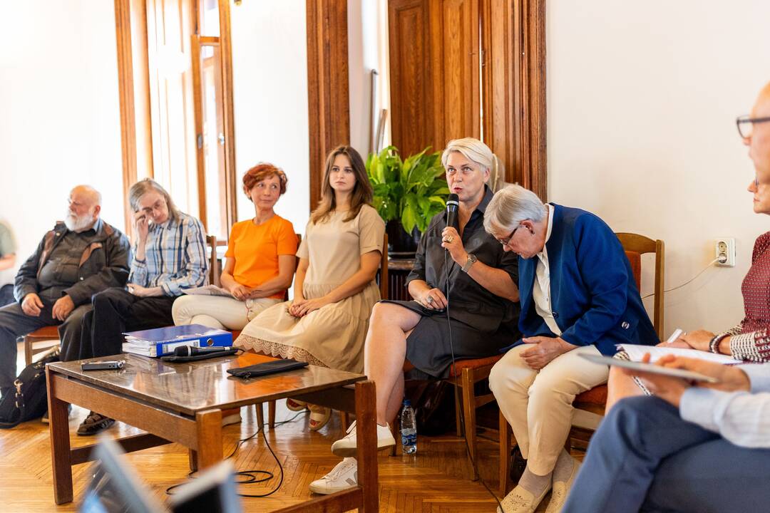 Diskusija dėl J. Marcinkevičiaus skvero atnaujinimo
