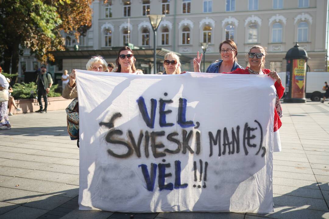 Prie Vyriausybės prasideda mokytojų streikas