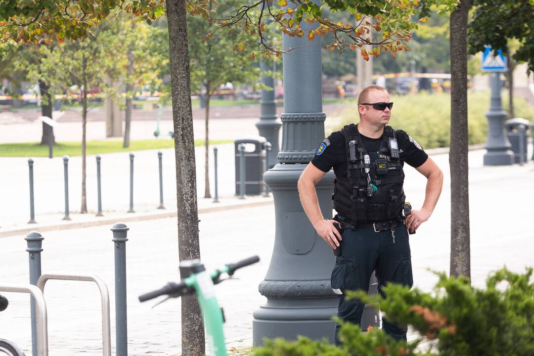 Pranešta apie galimą sprogmenį prie Laisvės partijos būstinės