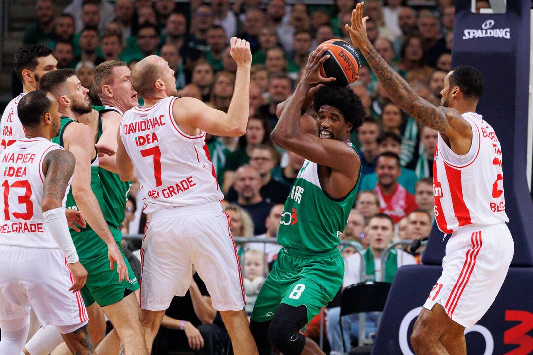 Eurolyga: Kauno „Žalgiris“ – Belgrado „Crvena Zvezda“ 79:74
