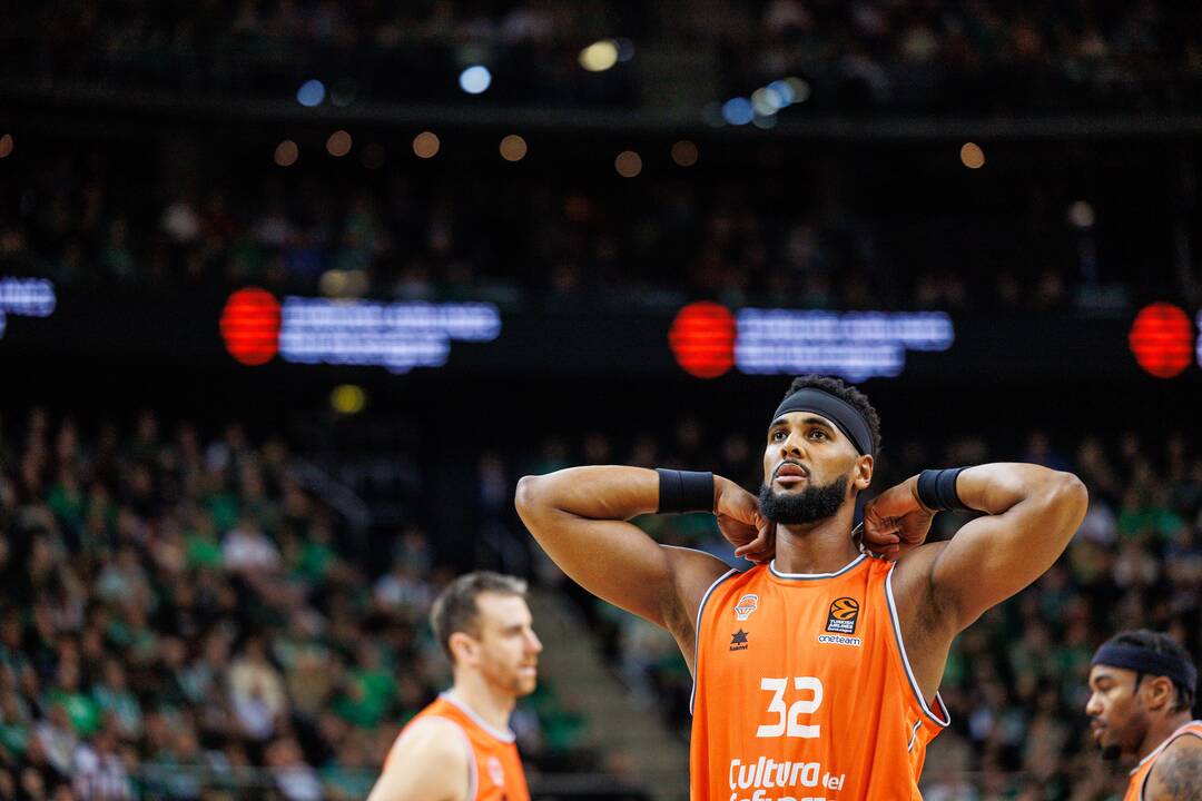 Eurolyga: Kauno „Žalgiris“ – Valensijos „Basket“ 72:87