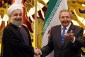 Hassan Rouhani (kairėje) ir Raul Castro (dešinėje)