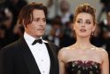 Buvę sutuoktiniai Johny Depp ir Amber Heard.