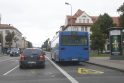 Situacija: miesto valdžia dar spręs, ar palikti autobusams skirtas juostas Manto gatvėje nuo Lietuvininkų aikštės Klaipėdos universiteto link.