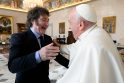 Javieras Milei ir popiežius Pranciškus