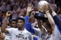 „Thunder“ nušlavė nunugalimuosius „Spurs“ ir žengė į NBA finalą