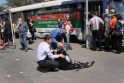 Ukrainoje per sprogdinimą tramvajuje sužeisti du žmonės