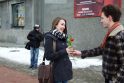 Klaipėdos moterims - gėlės iš nepažįstamųjų