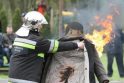 Kauno rajone ugniagesių algoms trūkstant lėšų, jų vadovams dalinami priedai 