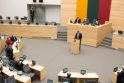 Per pavasario sesiją Seimas priėmė kelis šimtus įstatymų